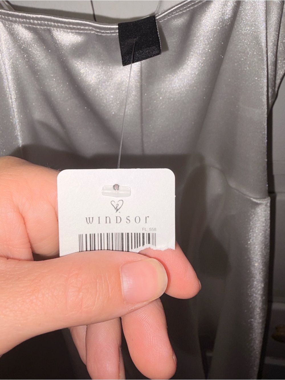 Windsor Ivory Satin Party Mini Dress - Picture 10 of 10
